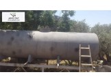تنك حديد 10000 لتر حديد مع قاعدة مدهون 