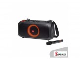 سماعة JBL Karaoke PartyBox On-The-Go Blu