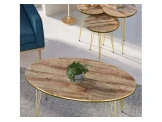 طقم طاولة وثلاث سكملات - 2