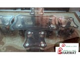 طاولة وسط زجاجية 