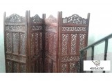 رفوف حديد وقاطع خشب
