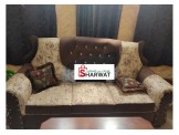 طقم كنب ضيوف بحالة ممتازة (بالكرتونة) 7 مقاعد - 2