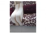 طقم كنب مع طاوله واربع سكملات مع طقم زاوية و طاولة سفرة واربع كراسي و سجلونات عدد 2 + غاز و فرن 90سم - 3