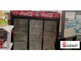 رفوف وهرم وثلاجة سوبر ماركت كاملة