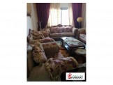 طقم كنب بحالة ممتازه جدا مع طاولة وسط جديده  - 3