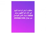 مطلوب ارض في كنار بسعر 70000 الف دينار Image 1